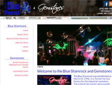 Tablet Screenshot of blueshamrockandgemstones.com